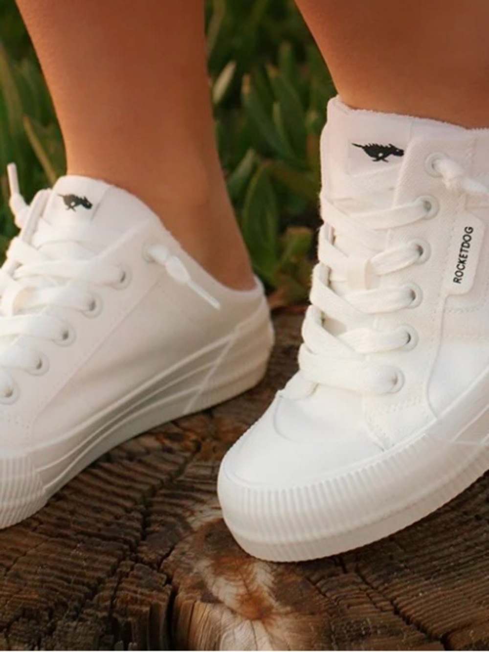 Rocket Dog White Cheery Mule Sneakers Size 7.5 - Picture 4 of 5